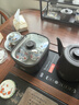 吉谷（K·KOU）全自動(dòng)雙邊上水電熱水壺多檔恒溫電茶壺鍋壺同煮 茶臺燒水壺一體桌茶具套裝泡茶1.0L+0.8L TC017B 曬單實(shí)拍圖
