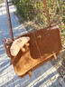 裘真【明星推薦】經(jīng)典hobo包植鞣牛皮腋下通勤休閑餃子女包 咖啡色-小號 小包/大包 曬單實(shí)拍圖