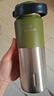 圣迪谷保溫杯水杯高顏值學(xué)生便攜不銹鋼長(cháng)效保溫隨行杯苔綠色 曬單實(shí)拍圖