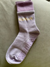 帝威瑜伽襪防滑普拉提襪子室內運動(dòng)健身襪硅膠透氣初學(xué)者專(zhuān)用跑步訓練 淺紫色 1雙裝 均碼 【硅膠防滑靜音高彈】 曬單實(shí)拍圖