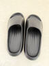 潔麗雅踩屎感涼拖鞋男士夏季2026新款室內防滑防臭情侶居家用厚底拖鞋女 星夜黑 42-43 【適合41-42】 曬單實(shí)拍圖