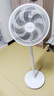 美的（Midea）電風(fēng)扇 家用七葉立式落地扇宿舍臥室輕音節能搖頭桌面小風(fēng)扇大風(fēng)力空氣循環(huán)風(fēng)扇 SAF30AC  曬單實(shí)拍圖