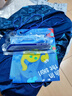 佑游兒童泳衣男童分體中大童防曬溫泉雙層泳褲游泳五件套33094藍色4XL 曬單實(shí)拍圖
