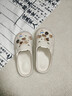利達妮（TZLDN）eva洞洞鞋女士外穿防滑夏季防臭踩屎感家居家用沙灘涼鞋包頭拖鞋 小熊基地(12個(gè)) 38-39 【標準碼】 曬單實(shí)拍圖