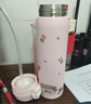 迪士尼（Disney）朱迪雙飲保溫杯瘋狂動(dòng)物城316不銹鋼帶吸管上學(xué)女孩生日禮物500ml 曬單實(shí)拍圖