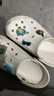 卡駱馳（CROCS）洞洞鞋貝雅男鞋女鞋輕便耐磨一腳蹬拖鞋休閑鞋|10126 白-100 40 (250mm) 曬單實(shí)拍圖