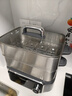九陽(yáng)（Joyoung）電蒸鍋家用多功能燉蒸煮一體電煮鍋三層大容量0涂層304不銹鋼蒸屜可預約大功率電熱鍋電火鍋 GZ998 18.5L 【2層蒸籠+1層煮鍋】GZ998 曬單實(shí)拍圖