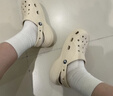 卡駱馳（CROCS）貝雅云彩女士洞洞鞋戶(hù)外休閑鞋|208186 冬日白-11S 40 (260mm) 曬單實(shí)拍圖
