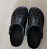 卡駱馳（CROCS）【采銷(xiāo)直播】貝雅洞洞鞋男鞋女鞋輕便耐磨一腳蹬拖鞋休閑鞋|10126 黑色-001 43 (270mm) 曬單實(shí)拍圖