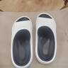 紅豆踩屎感拖鞋男款2026夏季室內家居防滑防臭足弓支撐運動(dòng)涼拖女外穿 白黑 42-43 正碼 曬單實(shí)拍圖