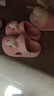 牧童兒童拖鞋夏男寶寶洞洞鞋軟底女童卡通洗澡嬰幼兒家居鞋萌兔粉140 曬單實(shí)拍圖