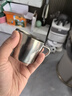 鈦杯純鈦杯子帶把手雙層咖啡杯家用牛奶杯簡(jiǎn)約茶杯下午茶廣告杯 150毫升純鈦咖啡杯結晶 150 曬單實(shí)拍圖