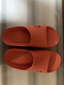 科柔（KENROLL）男女防滑居家浴室輕薄小鯊魚(yú)足弓四季涼拖鞋 珊瑚紅 39-40(250mm) 曬單實(shí)拍圖
