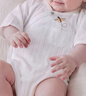 babylove【安心柔】新生兒連體衣春夏季薄款衣服純棉初生寶寶哈衣蝴蝶衣 曬單實(shí)拍圖