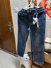逸陽(yáng)（ESE-Y）舒彈【筆桿褲】26春季新款九分小直筒牛仔褲女小個(gè)子 牛仔藍 27 曬單實(shí)拍圖