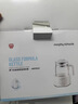 摩飛電器（Morphyrichards）全玻璃養生壺恒溫水壺家用燒水壺多段控溫電熱水壺極速風(fēng)冷沖奶泡奶機MR5602 1.2L 椰奶白 曬單實(shí)拍圖