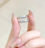 卡蒂羅蝶焰之契足銀情侶對戒一對戒指可調節結婚求婚生日禮物送女朋友 蝶焰情侶對戒/925銀/代寫(xiě)賀卡 曬單實(shí)拍圖