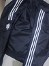 adidas休閑簡(jiǎn)約三條紋梭織立領(lǐng)夾克外套男裝秋季阿迪達斯三葉草 曬單實(shí)拍圖