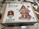 若態(tài)若客布谷鳥(niǎo)鐘 diy手工立體拼圖積木拼裝模型兒童玩具生日禮物女生 曬單實(shí)拍圖