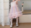 心楠女童連衣裙夏裝2026新款寶寶公主裙周歲禮服兒童背心網(wǎng)紗裙子春秋 粉色蓬蓬公主裙130 曬單實(shí)拍圖
