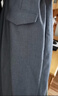 紅袖垂順壓褶闊腿西裝褲春秋季新款女裝遮胯顯瘦氣質(zhì)寬松中腰休閑褲 灰060（預售4.9） L 曬單實(shí)拍圖