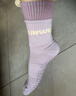 帝威瑜伽襪防滑普拉提襪子室內運動(dòng)健身襪硅膠透氣初學(xué)者專(zhuān)用跑步訓練 淺紫色 1雙裝 均碼 【硅膠防滑靜音高彈】 曬單實(shí)拍圖