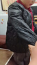馬克華菲男童羽絨服冬季兒童外套羽絨內膽中大童保暖棉衣輕薄童裝 黑 150 曬單實(shí)拍圖