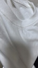 【京東直采】210g純棉 圓領(lǐng)短袖t恤男 打底內搭衛衣秋冬服飾5折 白色（短袖） L （110-125斤） 曬單實(shí)拍圖
