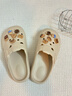 利達妮（TZLDN）eva洞洞鞋女士外穿防滑夏季防臭踩屎感家居家用沙灘涼鞋包頭拖鞋 小熊基地(12個(gè)) 38-39 【標準碼】 曬單實(shí)拍圖