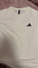 adidas三條紋休閑簡(jiǎn)約寬松長(cháng)袖T恤男女秋季阿迪達斯輕運動(dòng)   米白   2XL 曬單實(shí)拍圖