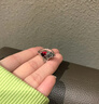 貔貅戒指女S999純銀開(kāi)口招財轉運食指環(huán)翡翠尾戒個(gè)性簡(jiǎn)約女士禮物 銀色紅貔貅戒指001 曬單實(shí)拍圖