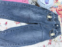 巴拉巴拉童裝兒童長(cháng)褲女童秋冬裝甜美牛仔褲洋氣復古休閑百搭小童 牛仔中藍88201 110 曬單實(shí)拍圖