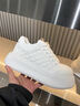 古士旗（GUSKI）大頭鞋男士新品厚底內增高休閑鞋百搭舒適白色板鞋青年紅色松糕鞋 白色/標準版 41 曬單實(shí)拍圖