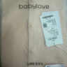 babylove【清倉】嬰兒連體衣夏季薄款短袖哈衣外出爬服純色竹棉居家睡衣 微粉色 90cm 曬單實(shí)拍圖
