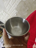 沃德百惠（WORTHBUY）304不銹鋼兒童碗雙層帶蓋單耳湯碗帶把手吃飯小碗寶寶碗防摔防燙 赫赫熊-220ML 曬單實(shí)拍圖