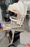 SMARTSTROLLER遛娃神器嬰兒推車(chē)可坐可躺輕便折疊雙向高景觀(guān)0-6歲用寶寶溜娃車(chē) 香檳白(鋁合金車(chē)架+3D舒適透氣) 曬單實(shí)拍圖