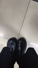 卡帝樂(lè )鱷魚(yú)（CARTELO）真皮軟底小皮鞋女2026年春秋新款厚底英倫單鞋一腳蹬樂(lè )福鞋 黑色 39 曬單實(shí)拍圖