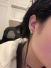 蔓笙999足銀男士耳釘純銀輕奢中性潮流個(gè)性氣質(zhì)時(shí)尚耳圈單只酷帥耳飾 999足銀耳釘【單只】 曬單實(shí)拍圖