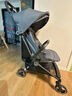 好孩子（gb）飛羽輕便嬰兒車(chē)單手折疊可登機碳纖維寶寶超輕便D5000 D5000-A深灰色（新款座板延長(cháng)）+禮包 曬單實(shí)拍圖