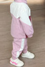 迷你巴拉巴拉男女童長(cháng)袖套裝潮流拼色上衣長(cháng)褲兩件套春季新款 櫻花奶凍 100 【91-100cm 12-16kg】 曬單實(shí)拍圖