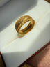 周生生 腰纏萬(wàn)貫古法黃金戒指 文化祝福足金戒 94540R計價(jià) 10圈 - 6.3克(含工費950元) 曬單實(shí)拍圖