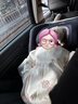 Prigel舒安pro新生嬰幼兒寶寶兒童安全座椅可坐可躺車(chē)載汽車(chē)用0-6-12歲 舒安pro 烏梅紫醬(不窩脖設計+單手旋轉+175°大躺角) 曬單實(shí)拍圖