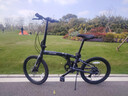 喜德盛折疊自行車(chē)W5鋁合金車(chē)架20英寸6速便攜男女式單車(chē) 深空灰 曬單實(shí)拍圖
