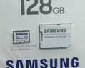 三星（SAMSUNG）128GB TF(MicroSD)存儲卡 EVO白卡 U3A2V30 手機平板switch游戲機內存卡 支持4K視頻 讀160MB/s 曬單實(shí)拍圖
