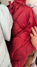 歌莉婭【95白鵝絨】輕薄鵝絨服女新年鴻運穿搭短款羽絨外套1ECR8D72A 53R椒紅 S 曬單實(shí)拍圖