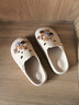 利達妮（TZLDN）eva洞洞鞋女士外穿防滑夏季防臭踩屎感家居家用沙灘涼鞋包頭拖鞋 小熊基地(12個(gè)) 38-39 【標準碼】 曬單實(shí)拍圖