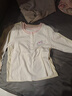 巴拉巴拉balaOne童裝女童長(cháng)袖t恤假兩件打底衫寶寶秋新款上衣 米白10302 110 曬單實(shí)拍圖