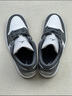 Jordan男休閑鞋喬丹 新款影子灰AJ1 JORDAN 1運動(dòng)鞋553558-044灰白41 曬單實(shí)拍圖