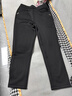 俞兆林（YUZHAOLIN）中老年女褲春秋冬季長(cháng)褲寬松高腰媽媽褲子老太太加絨厚奶奶褲外穿 黑色(春秋款) 3XL 建議(120-135斤) 曬單實(shí)拍圖