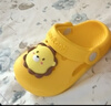 牧童兒童拖鞋夏男寶寶洞洞鞋軟底女童卡通洗澡嬰幼兒家居鞋奶獅黃140 曬單實(shí)拍圖